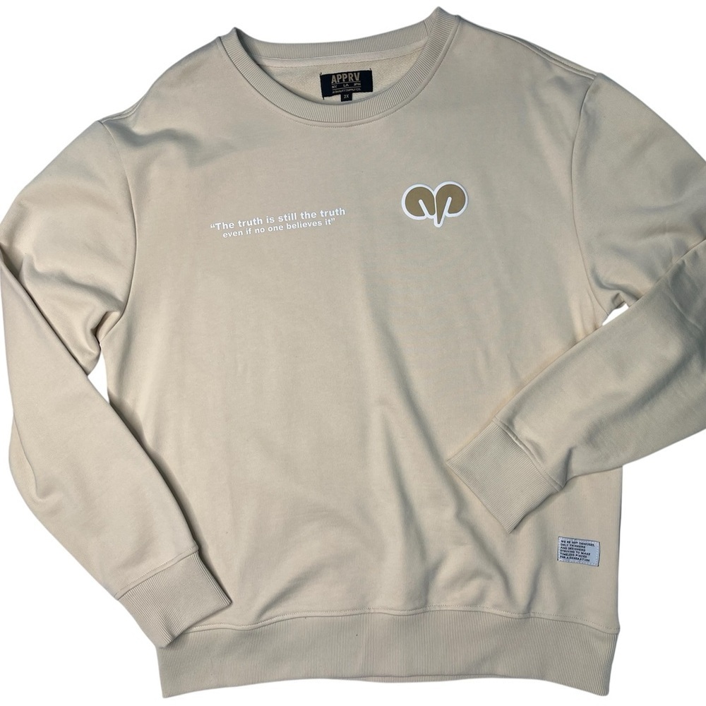 Sz 2xl  Cream goat Sweater